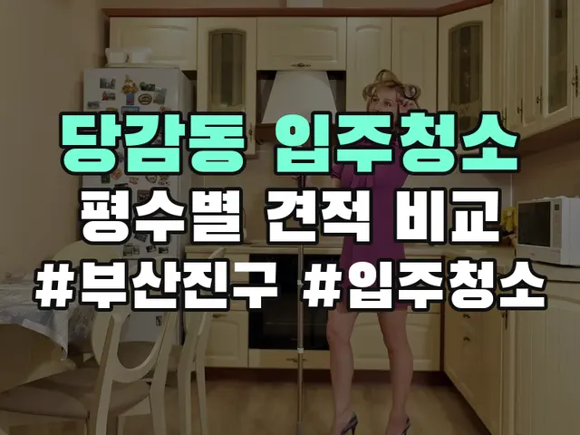 당감동 입주청소