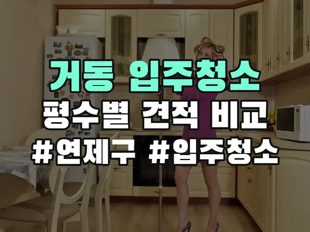 거동 입주청소